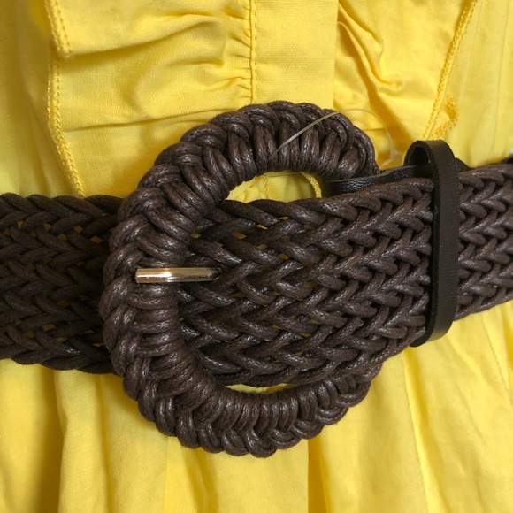 Bailey Blue retro yellow sleeveless dress - Picture 7 of 8